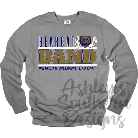 Hobart Bearcat Band Tee/Sweatshirt