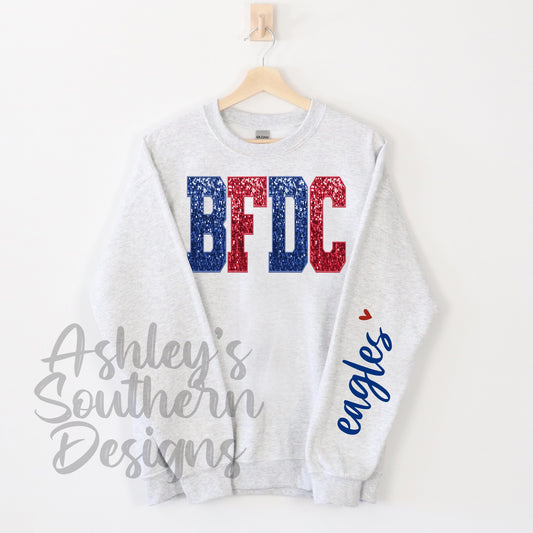 BFDC Faux Sequin Sweatshirt