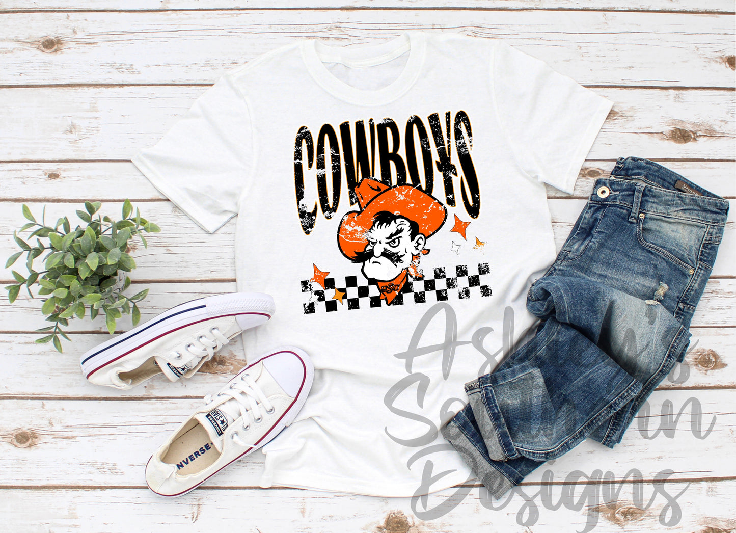 OSU Distressed Tee