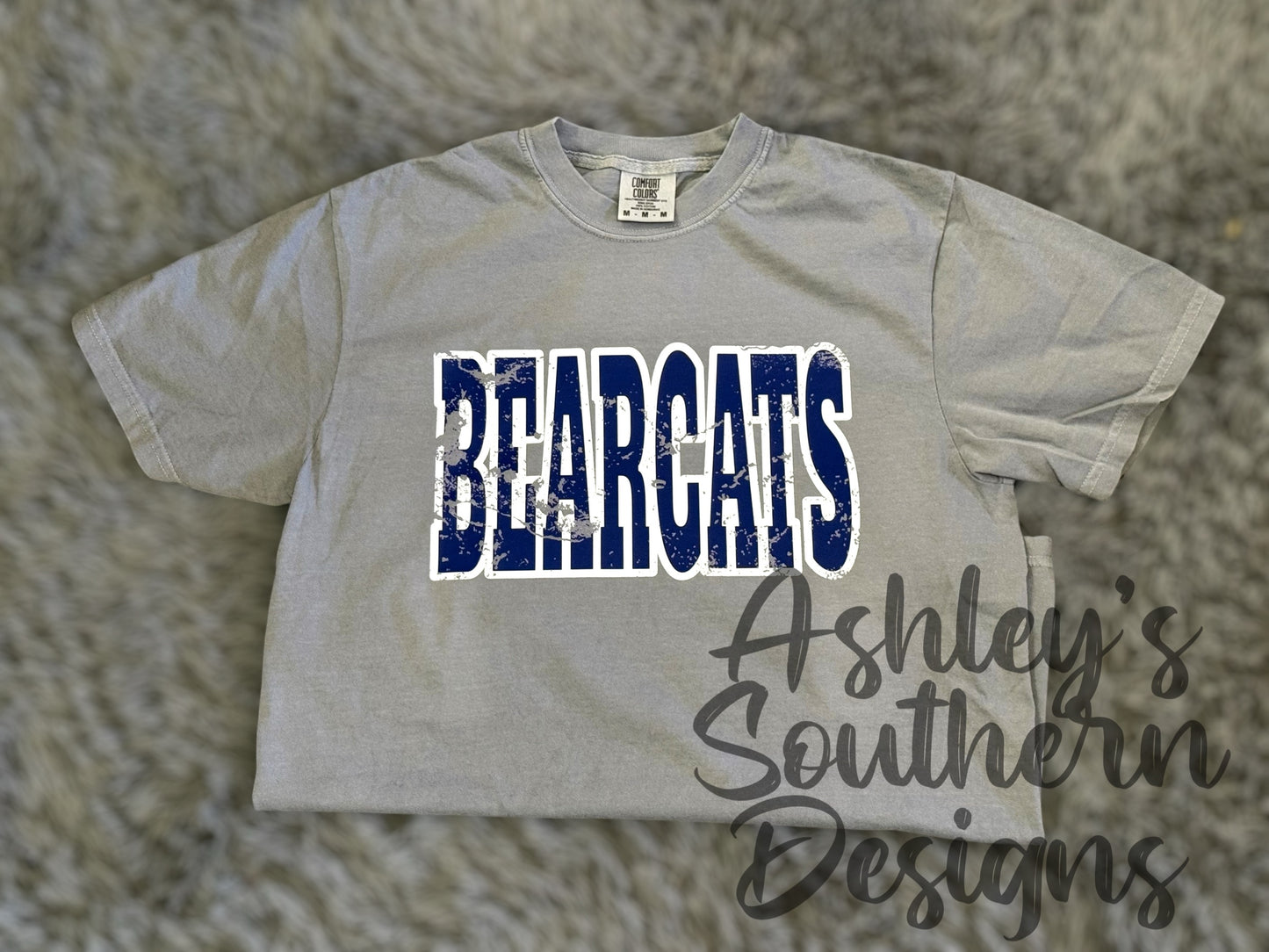 Distressed Bearcats Tee