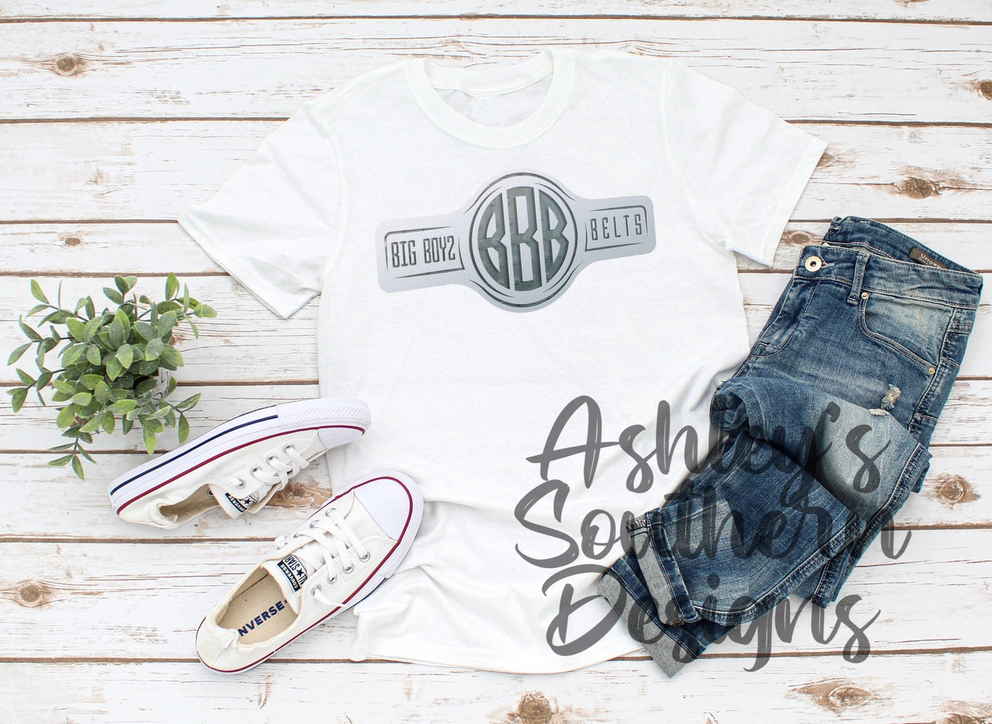 Big Boyz Belt Tee #4