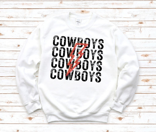 Cowboys Lightning Bolt